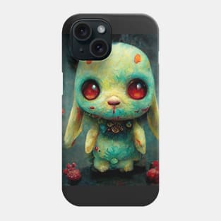 Green undead bunny Phone Case