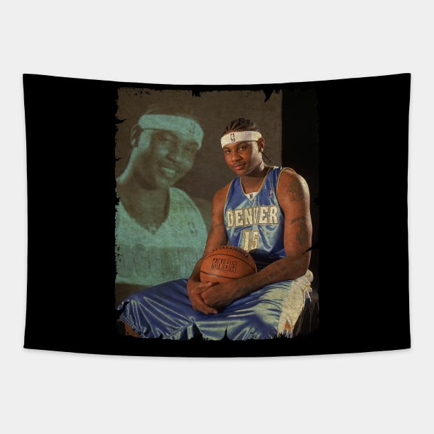 Carmelo Anthony Tapestry by Wendyshopart