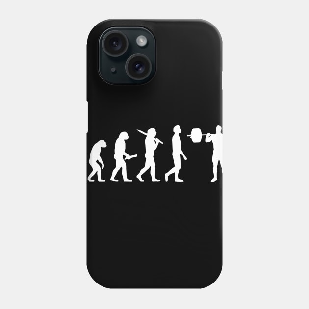 Funny Weightlifting Evolution Gift For Weightlifters Phone Case by OceanRadar