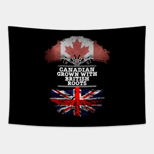 Canadian Grown With British Roots - Gift for British With Roots From Great Britain Tapestry