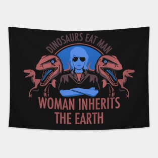 Woman Inherits The Earth Tapestry