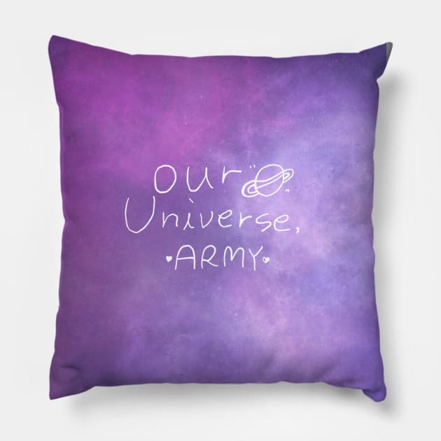 Our universe, army (galaxy) Pillow by cahacc