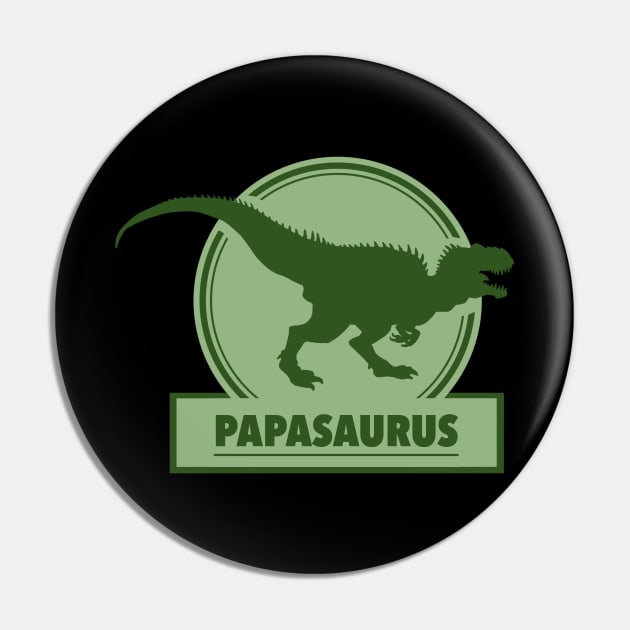 Papasaurus Pin by Tanimator