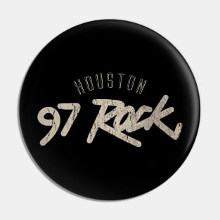 Vintage 90s Houston 97 Rock Pin