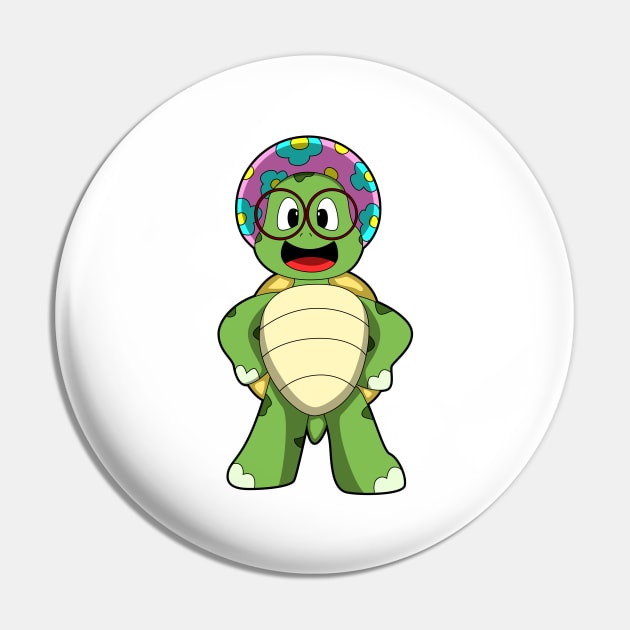 Turtle with Hat Pin by Markus Schnabel