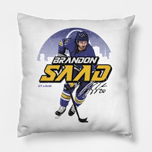 Brandon Saad St. Louis Skyline Pillow