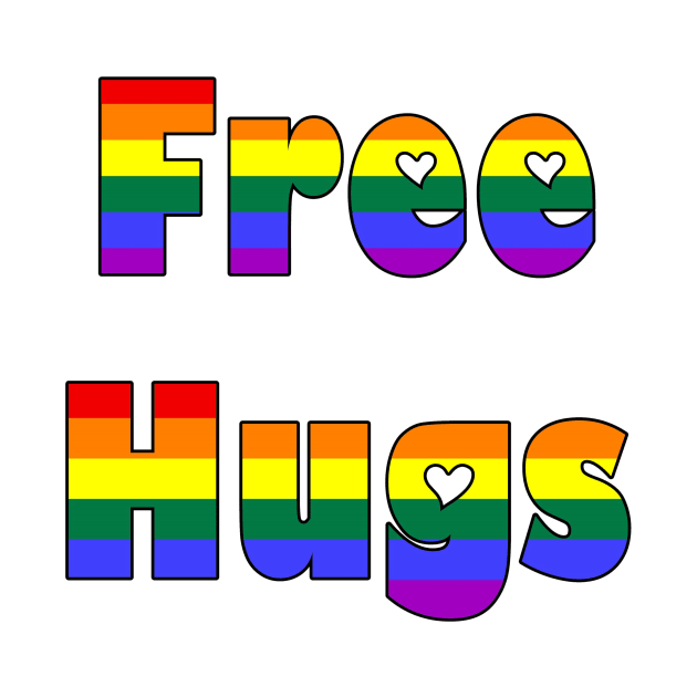 Rainbow Free Hugs by imphavok