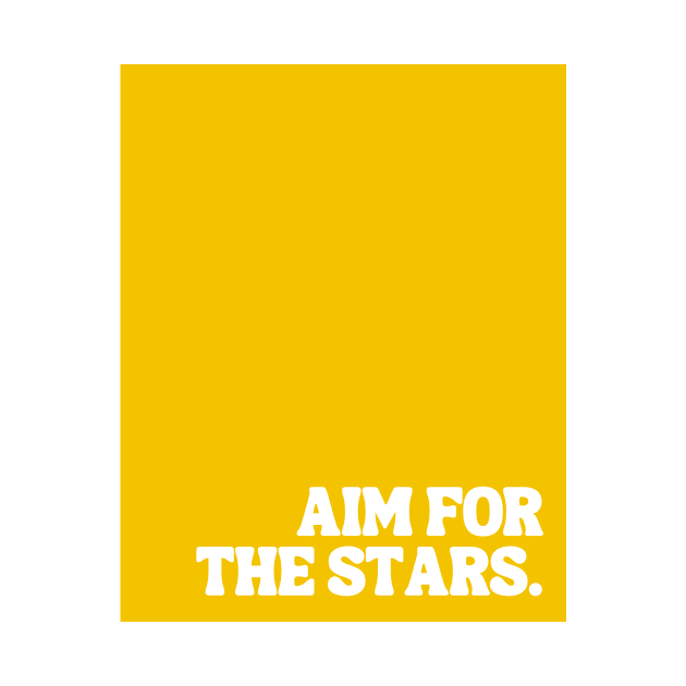 Yellow Aim For The Stars by April Twenty Fourth