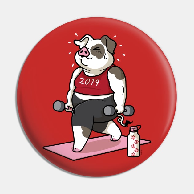 Year of the Pig 2019 Pin by JenniferSmith