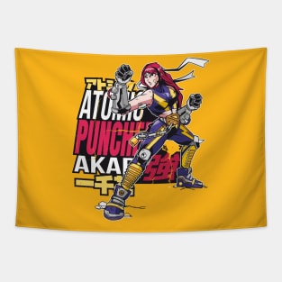 Anime Warrior Girl Tapestry