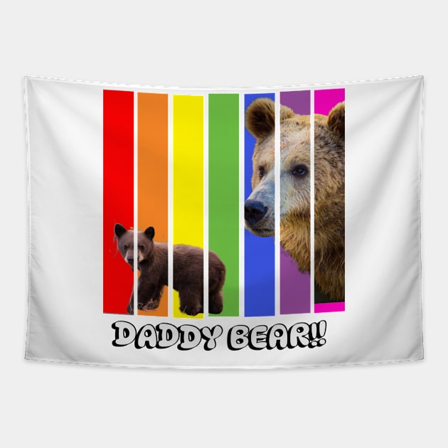 Daddy bear Tapestry by Out of the world