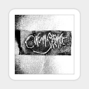 Cinema Strange deathrock goth band text name logo artwork stuff for dark punks Magnet