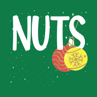 Chest Nuts Couple Christmas funny gift T-Shirt