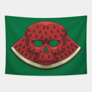 Skull Watermelon Tapestry