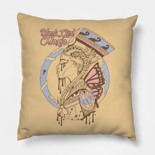 Peach Tan - Goddess Of Egypt Black Girl Magic Pillow