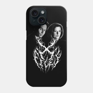 X-Files Mulder & Scully - Metal Phone Case