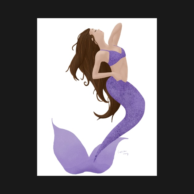 Purple Mermaid by A2Gretchen