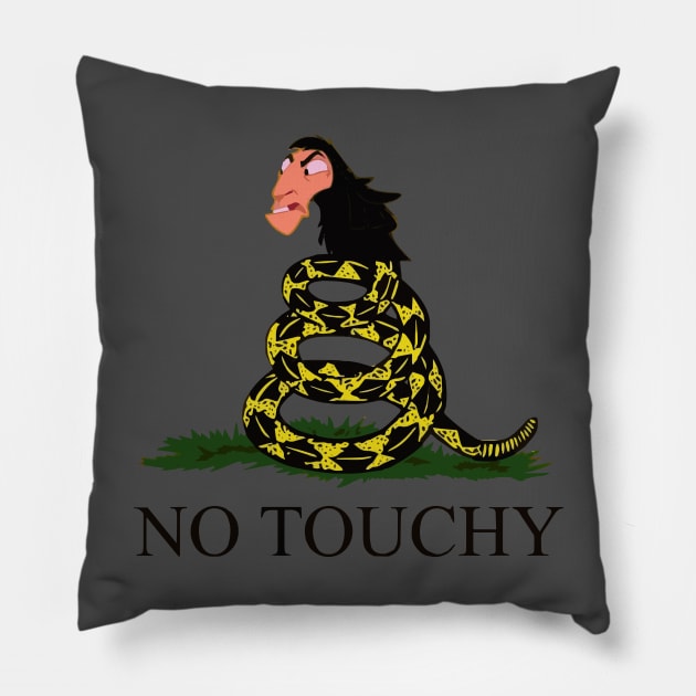 No Touchy! Pillow by GraphicTeeShop