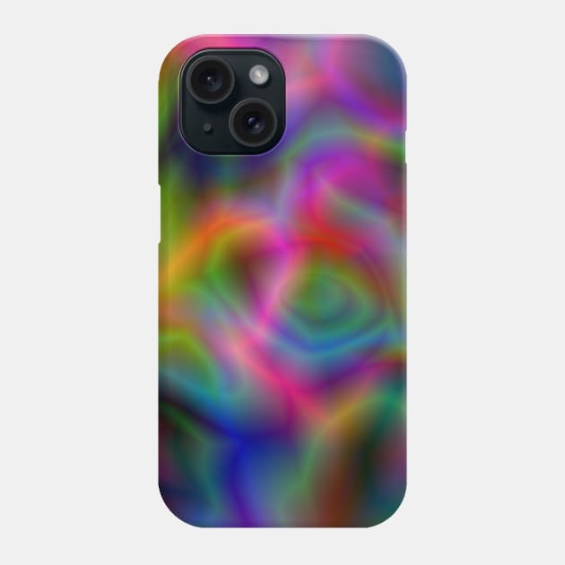 colorful multicolored texture art Phone Case by Artistic_st