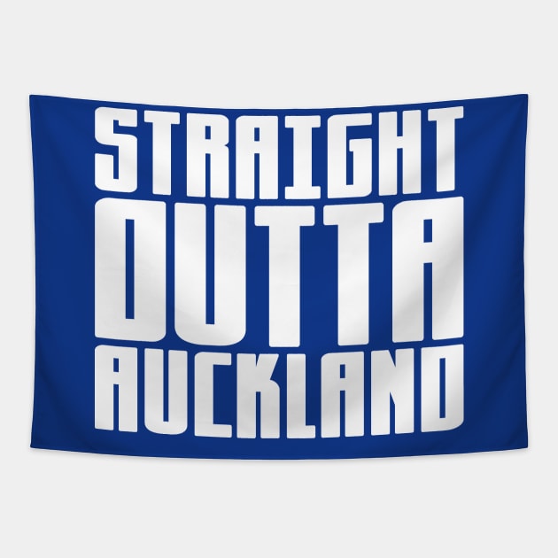 Straight Outta Auckland Tapestry by colorsplash