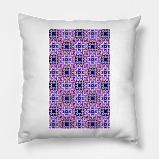 Purple Abstract Pattern Pillow