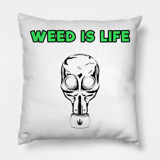 Weed Mask Pillow by Specialstace83