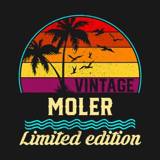 Vintage Moler Limited Edition, Surname, Name, Second Name T-Shirt