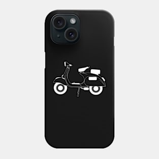 Vespa VBB White Outline Phone Case