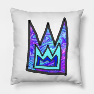 graffiti crown Pillow