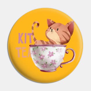 It's a kit-tea shirt Pin