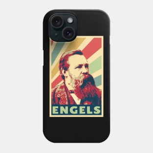 Friedrich Engels Vintage Colors Phone Case