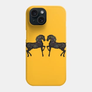 Horse mirror image Phone Case