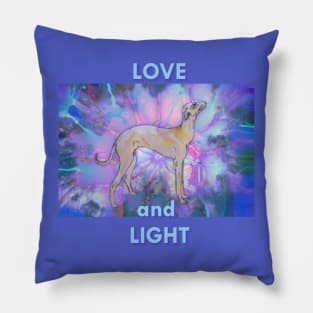 Love and Light Greyhound Pillow