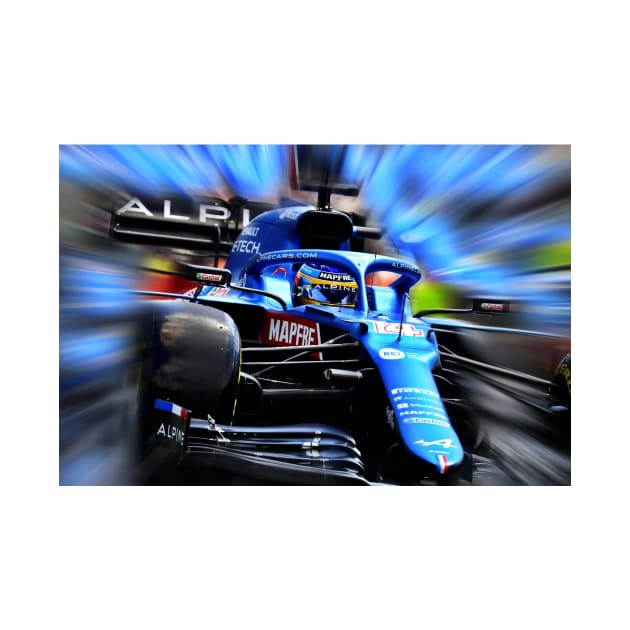 Fernando Alonso F1 by DeVerviers