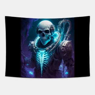 Skeleton astronaut Tapestry