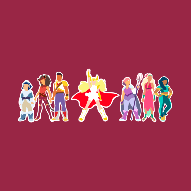 Minimalist Princesses of Power by ayanayokie