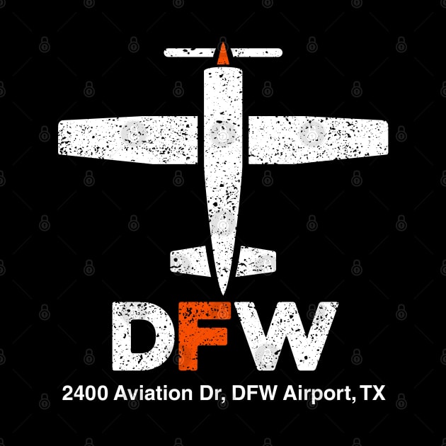 Dallas Fort Worth Airport, Gift for Pilots by Venue Pin