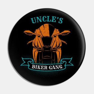 Uncle's Biker Gang Father's Day Pin