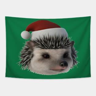 Christmas Hedgehog Or Opossum Wearing Santa Costume Tapestry