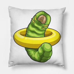 Caterpillar Swimming Lifebuoy Pillow