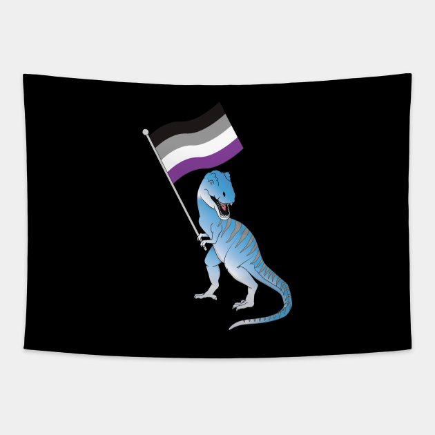Asexual Flag Dinosaur Lgbtqia Pride Lgbt Nonbinary Decal Cat 6195