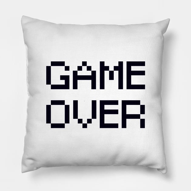 Game Over Pillow by VEKTORKITA