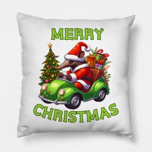 Christmas Armadillo Pillow