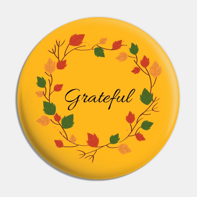 grateful wreath Pin by Lindseysdesigns