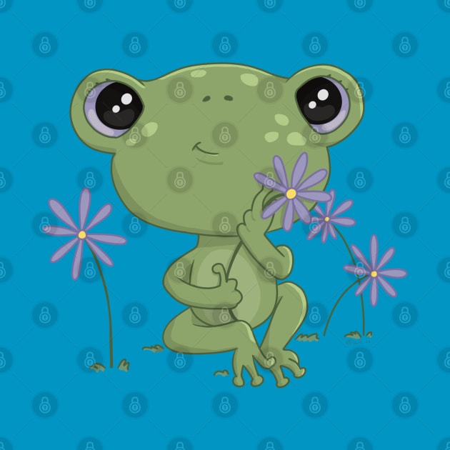 Cute Green Frog by Character Alley