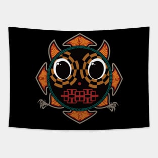 Owl Observer Playful Style Tapestry