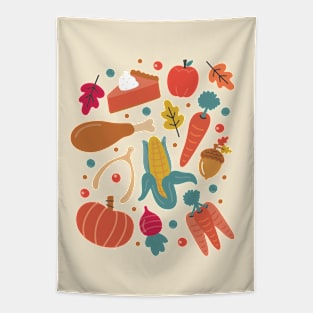 Thanksgiving Dinner Tapestry