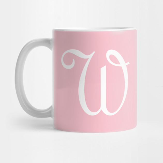 Letter W Capital Alphabet W Monogram Gifts Letter W Mug Teepublic