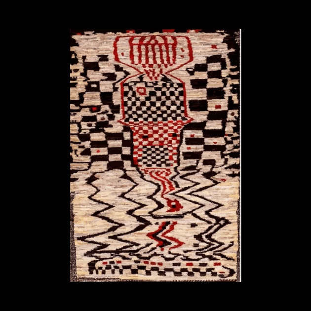 Graffiti Gabbeh Antique Persian Rug Pattern by bragova