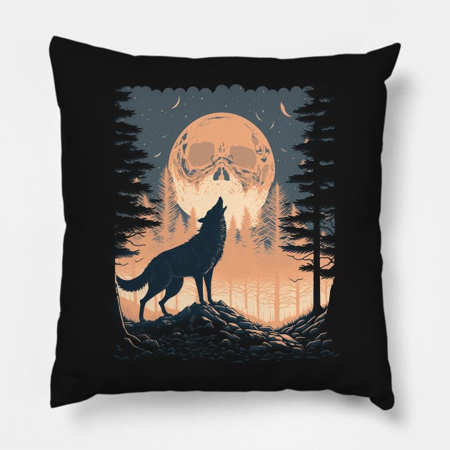 Ethereal Howl Pillow by Abili-Tees